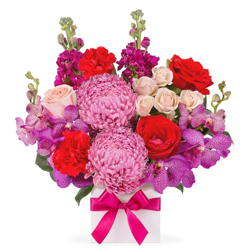 Цветы в коробке