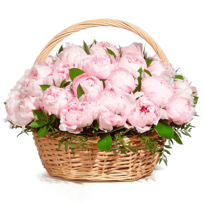 Корзина с цветами «Салют радости»